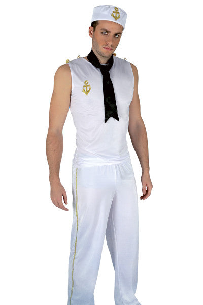 TENUE MARIN HOMME 4PCS BLAN T.U