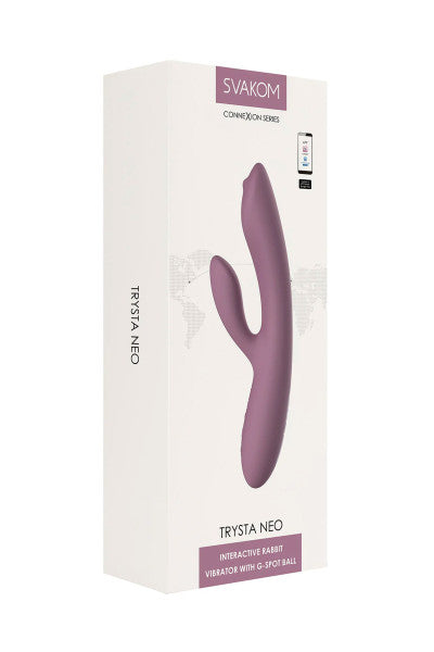 Vibromasseur Rabbit point G connecté Trysta Neo