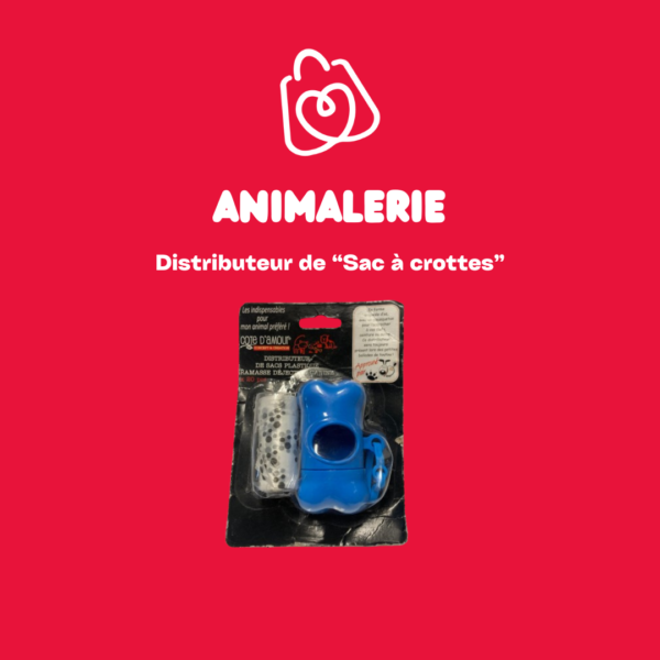 Distributeur de petit "sac à crotte"