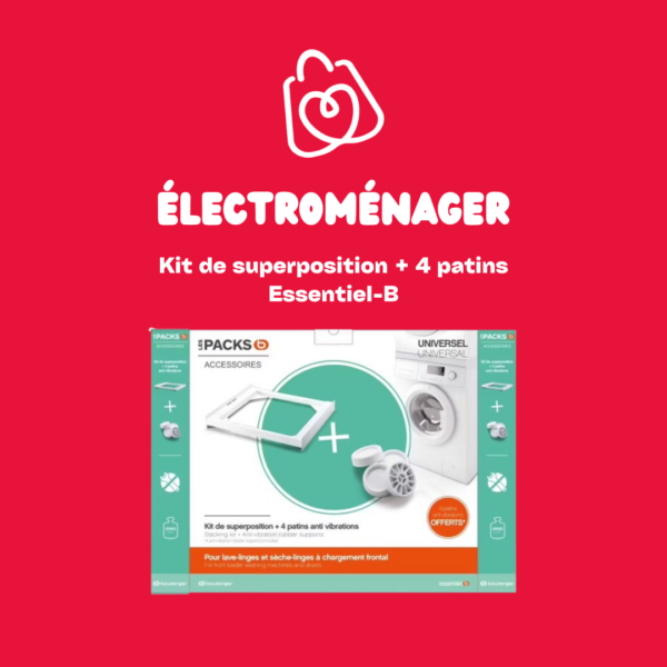 Essentiel-B | Kit de superposition + 4 patins 8008458