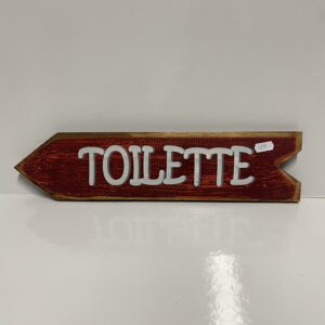 Panneau décoratif "TOILETTE"