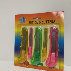 Lot de 5 cutters